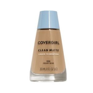 ⚜️3/$25⚜️COVERGIRL CLEAN MATTE FOUNDATION-CREAMY BEIGE 550🛍